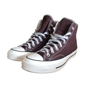 Converse Men's Chuck 70 High Top Sneakers Dark Root Brown Men's Sz 8 WOM Sz 10
